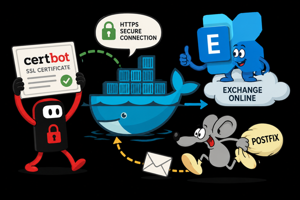 Containerized Postfix SMTP Relay to Microsoft 365 with Certbot and Docker Compose